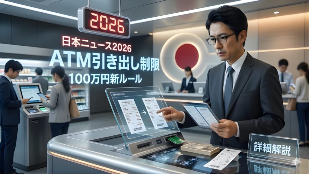 100万円ルールが銀行を激変｜2026年ATM引き出し制限の本当の影響とは