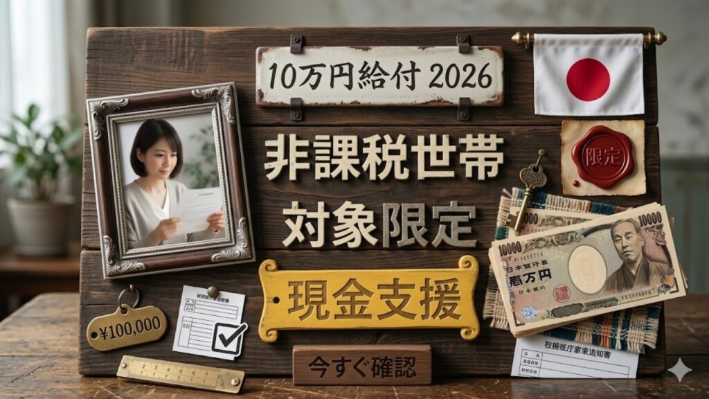 2026年10万円給付が確定｜対象者・時期・受取り方法まとめ