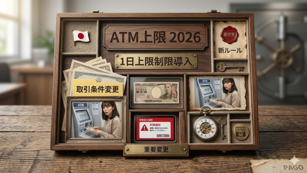 2026年ATM利用ルール大刷新｜1日の引き出し上限はいくらに？主要銀行の対応まとめ
