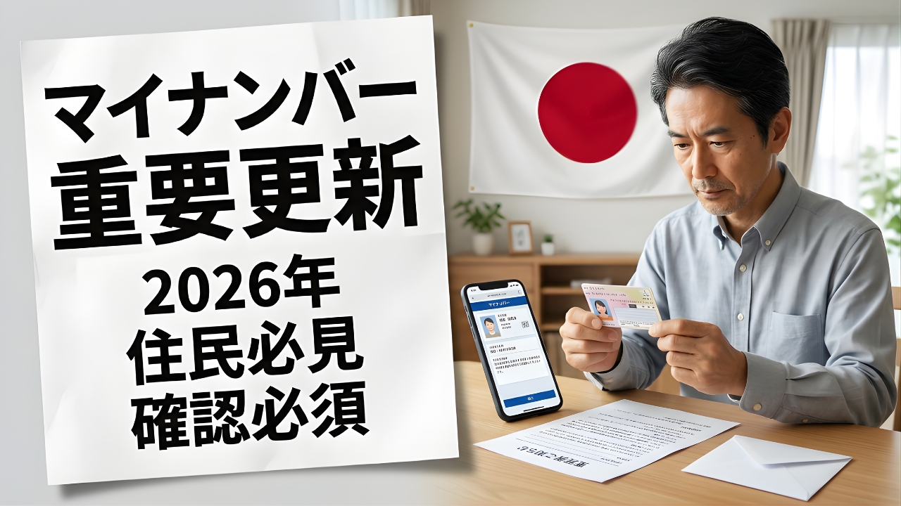 2026年マイナンバーカードが大更新｜全住民が必ず確認すべき変更点とは