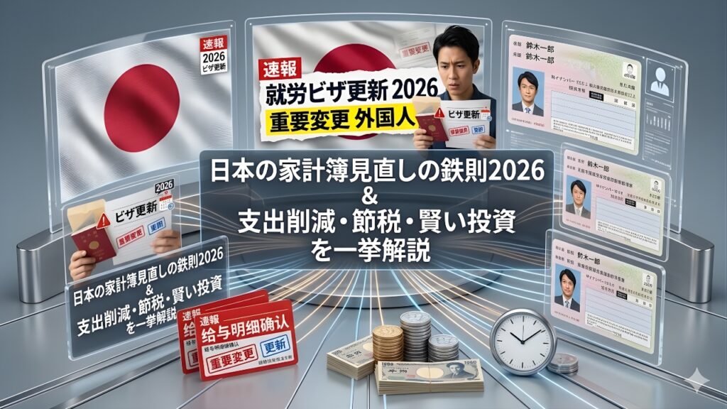 2026年家計簿見直しの鉄則｜支出削減・節税・賢い投資を一挙解説