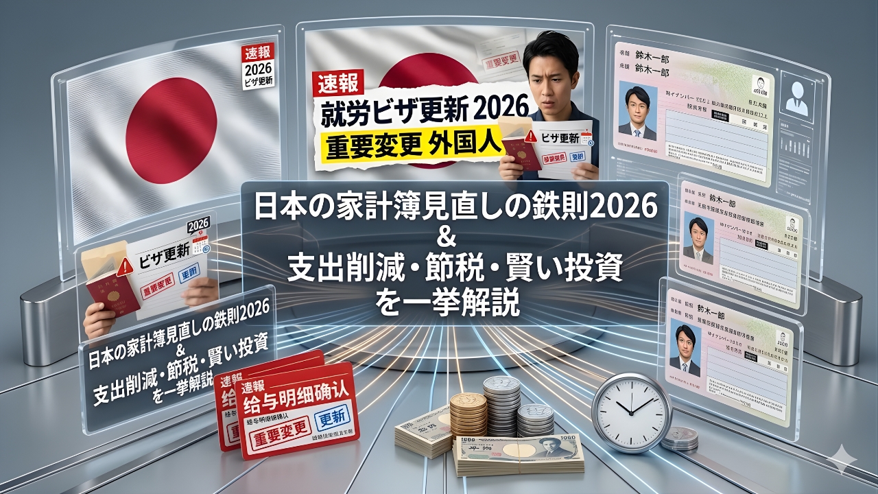 2026年家計簿見直しの鉄則｜支出削減・節税・賢い投資を一挙解説
