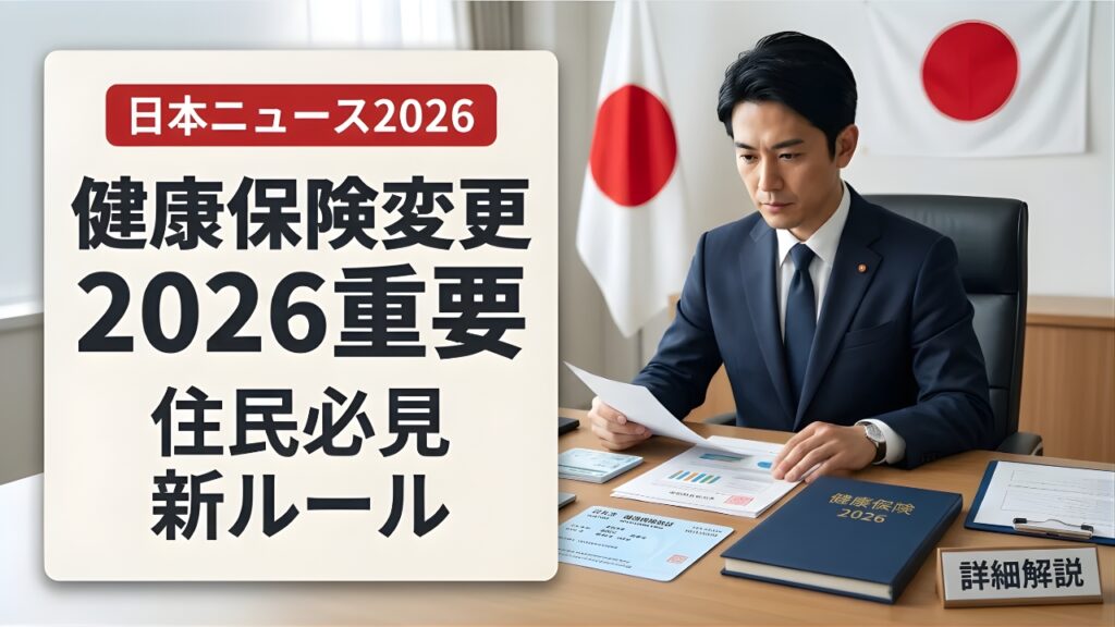 2026年日本の健康保険が大変革｜住民が必ず確認すべき変更点とは