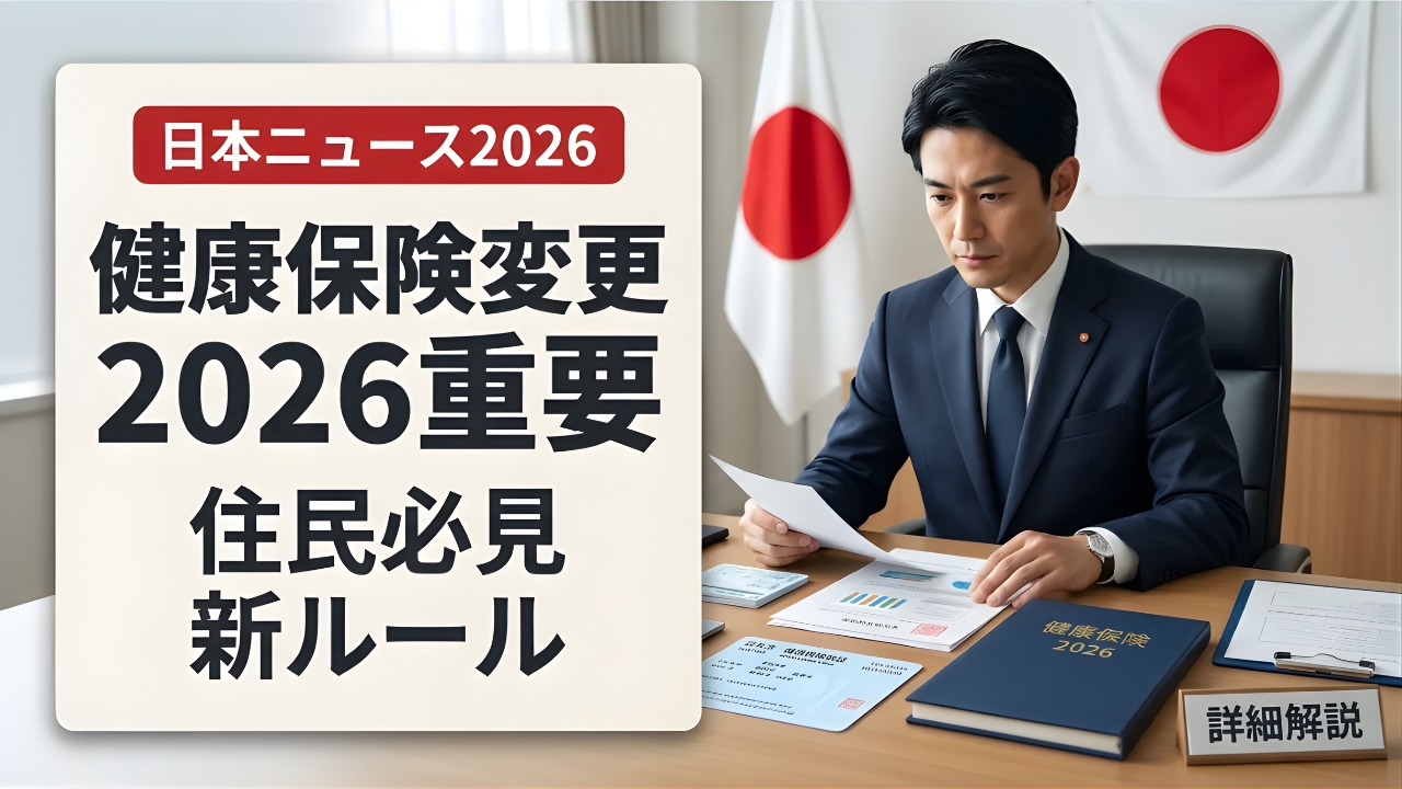 2026年日本の健康保険が大変革｜住民が必ず確認すべき変更点とは