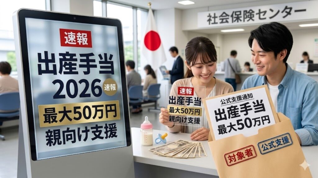 2026年日本の出産支援｜最大50万円の出産手当申請条件まとめ
