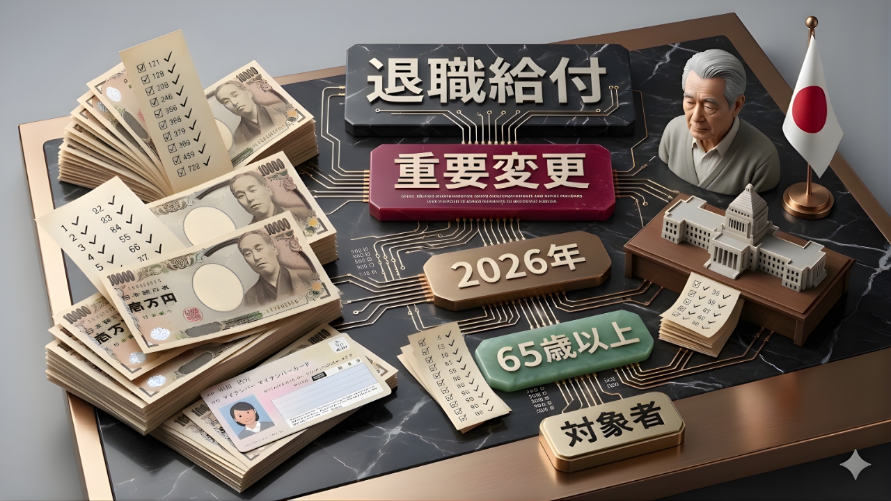 2026年最新｜65歳退職者の退職給付が大幅変更へ！知らないと損する新制度まとめ