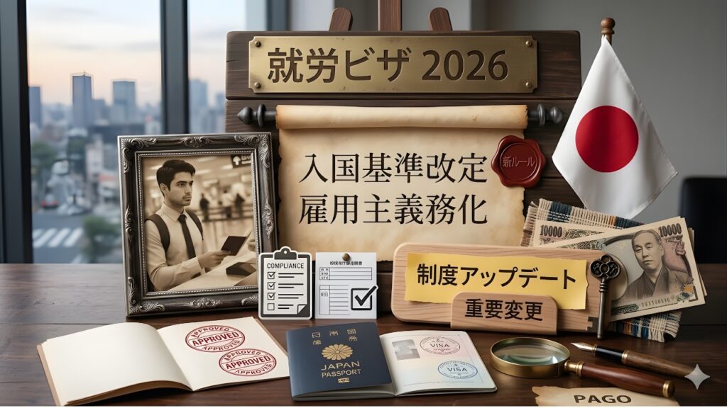 2026年版 日本の移民制度が激変｜就労ビザの新基準と入国ルールを完全ガイド