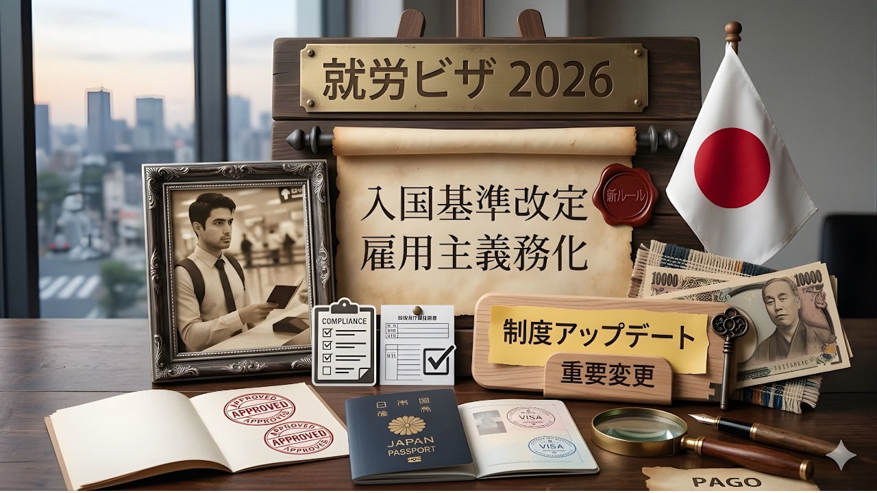 2026年版 日本の移民制度が激変｜就労ビザの新基準と入国ルールを完全ガイド
