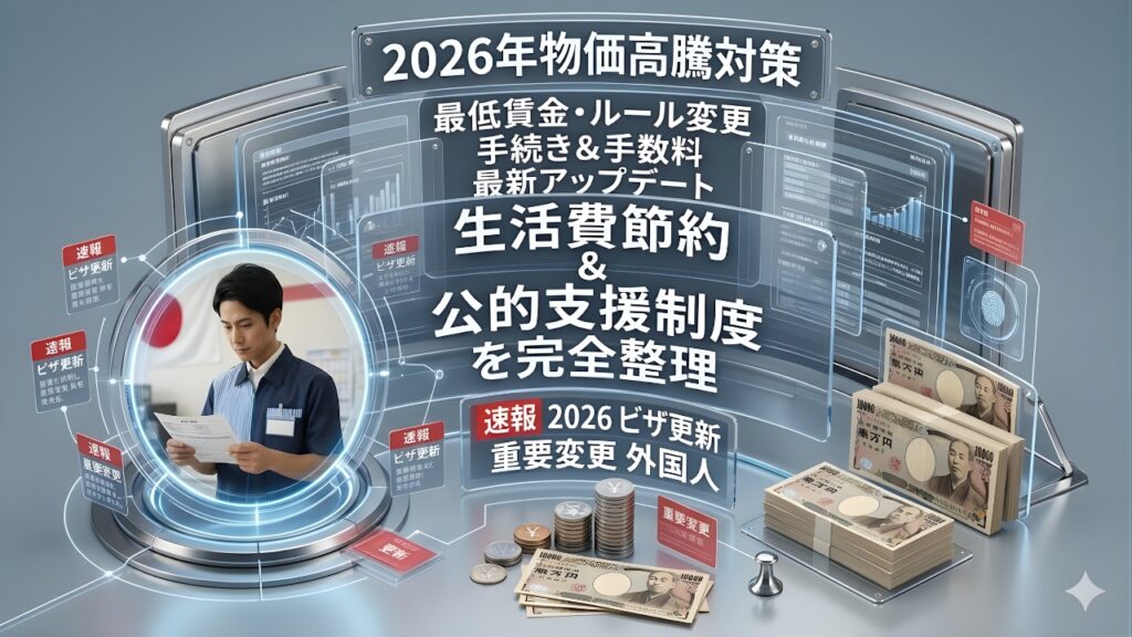 2026年物価高騰対策｜生活費節約＆公的支援制度を完全整理
