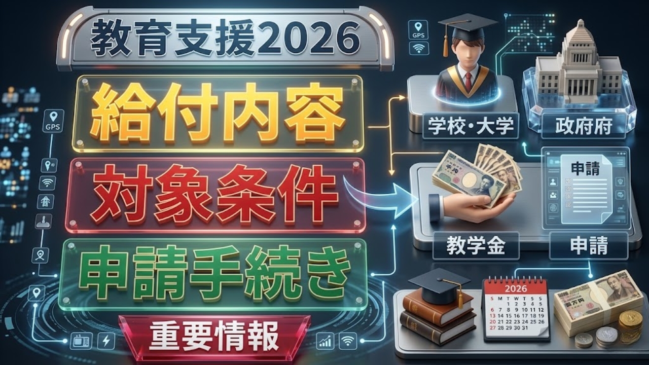【2026年最新版】教育支援プログラム