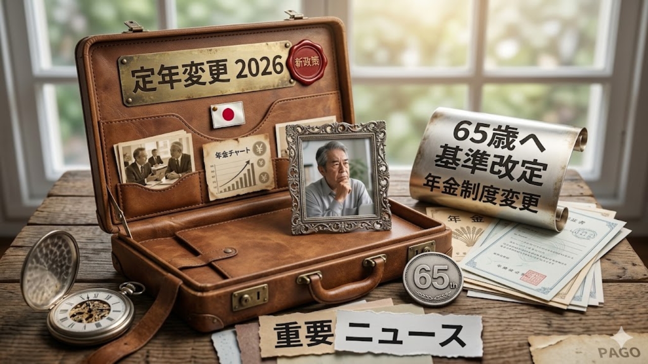 2026年版 定年65歳へ本格移行｜年金受給資格はどう変わる？最新制度をわかりやすく解説