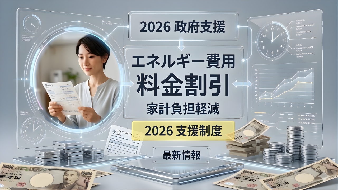 日本エネルギー費用軽減2026年｜電気・ガス代が最大◯％安くなる新制度とは